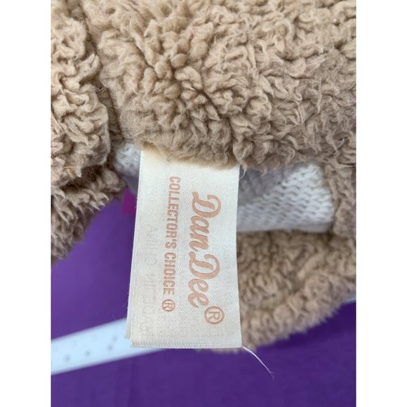 Dandy Brown Bear Love Mom Embroidered Knit Accent Pink Bow 2015 - Picture 8 of 12